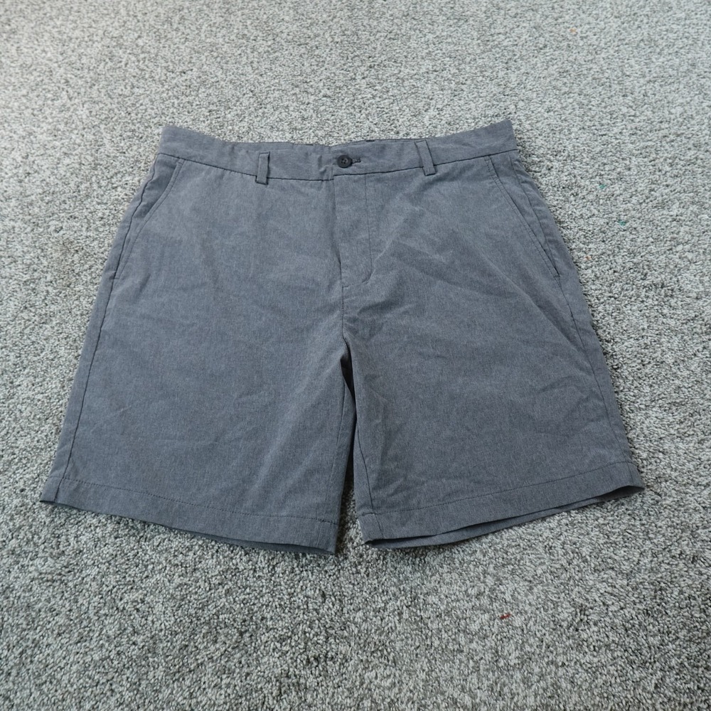 Vineyard Vines Shorts Mens 36 Gray Performance‎ Stretch Golf Chino Flat Front